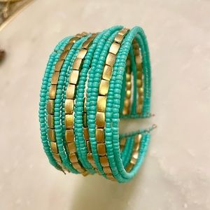 Vintage Turquoise Beaded Bracelet